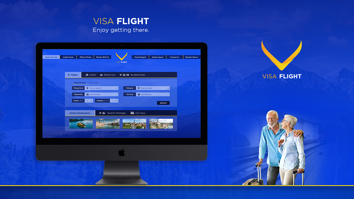 Visa Designed Landing Page